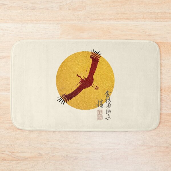 Item preview, Red Crane in Golden Sun designed and sold by buglevel.