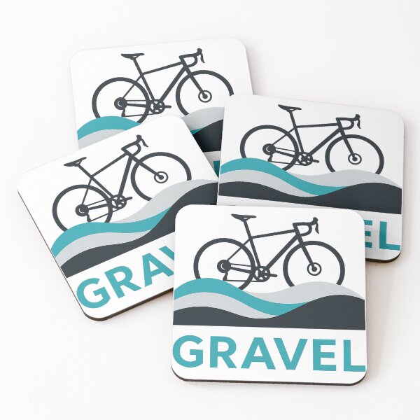 Item preview, Gravel Horizon Minimalist Cycling Design designed and sold by Qbi Cycle & Co. – Cycling Apparel & Accessories.
