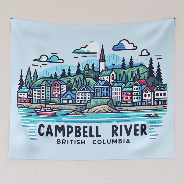 Item preview, Campbell River BC Canada  designed and sold by HowToCanadian.