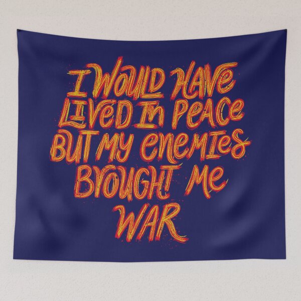Item preview, I would have lived in peace designed and sold by am2c.