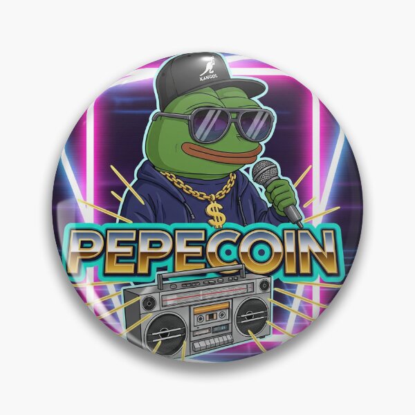 Item preview, Pepecoin Pop Art Meme Shirt – Funny Pepe Frog Crypto Tee designed and sold by CryptoThreads4 You.
