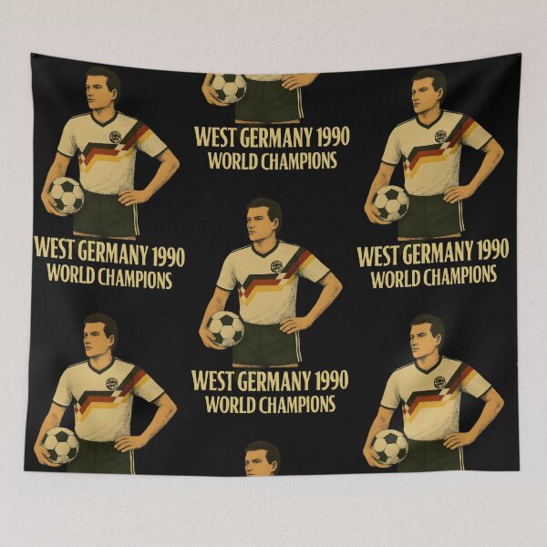 Item preview, West Germany 1990 – World Cup Retro Kit (Full Colour) designed and sold by WhisperFrame.