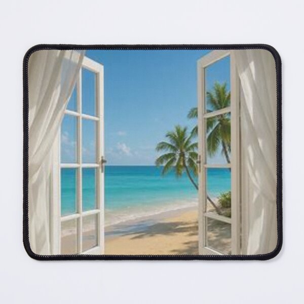 Item preview, Open Window Beach View designed and sold by designlee.