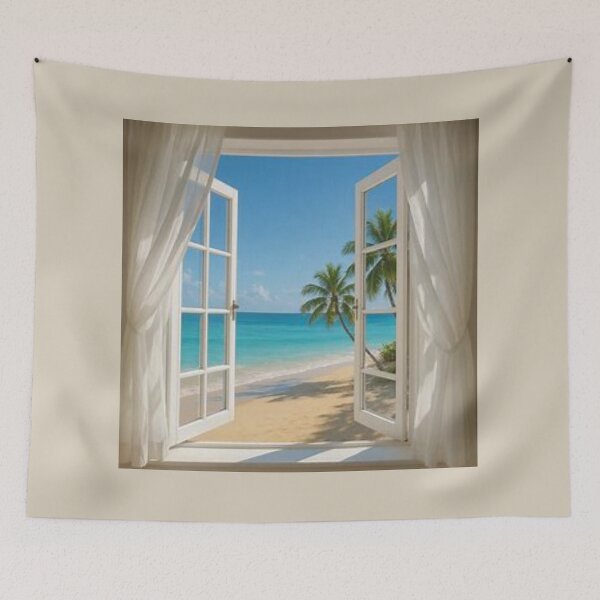 Item preview, Open Window Beach View designed and sold by designlee.