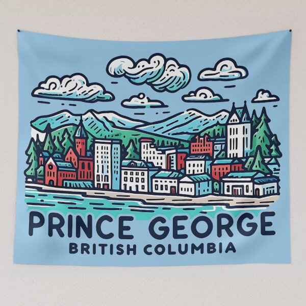 Item preview, Prince George BC Canada  designed and sold by HowToCanadian.