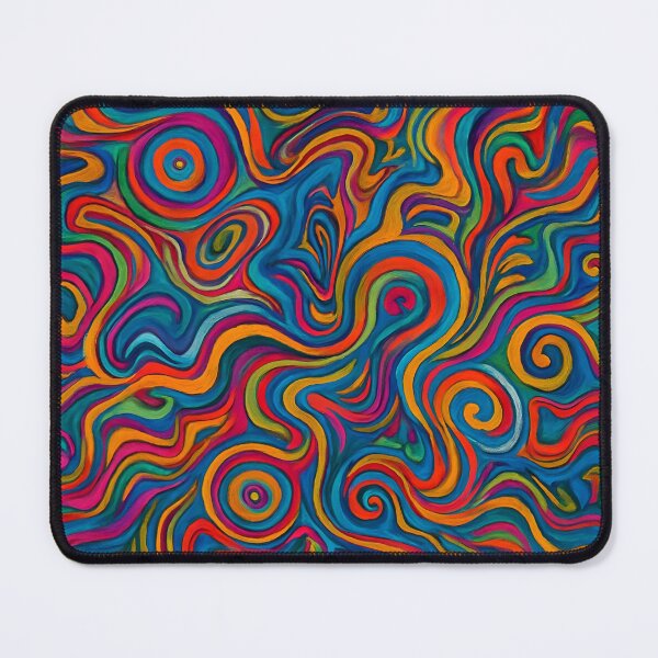 Item preview, Psychedelic Swirl Explosion – Hypnotic Abstract Art designed and sold by BloomOfDesign.