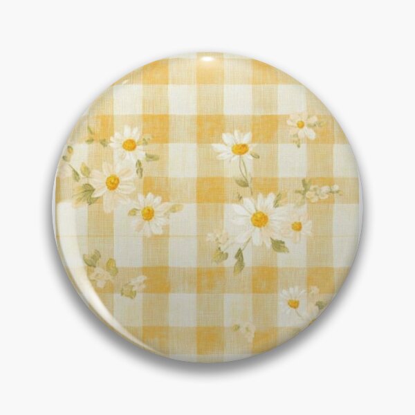 Item preview, Yellow Floral Gingham designed and sold by taylorgray05.