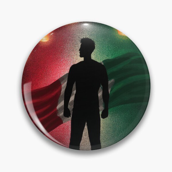Item preview, Mexican man silhouette holding flag with lanterns designed and sold by olenapetol.