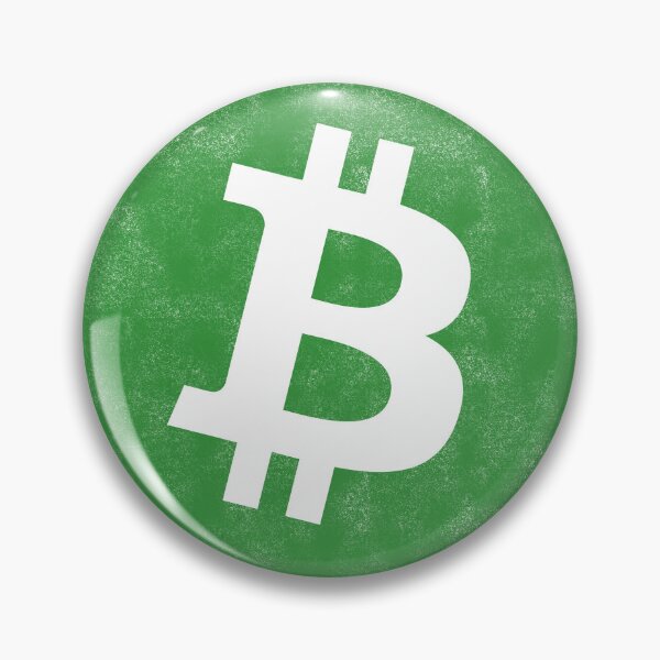 Item preview, Bitcoin Vintage Logo Green designed and sold by CyberRex.