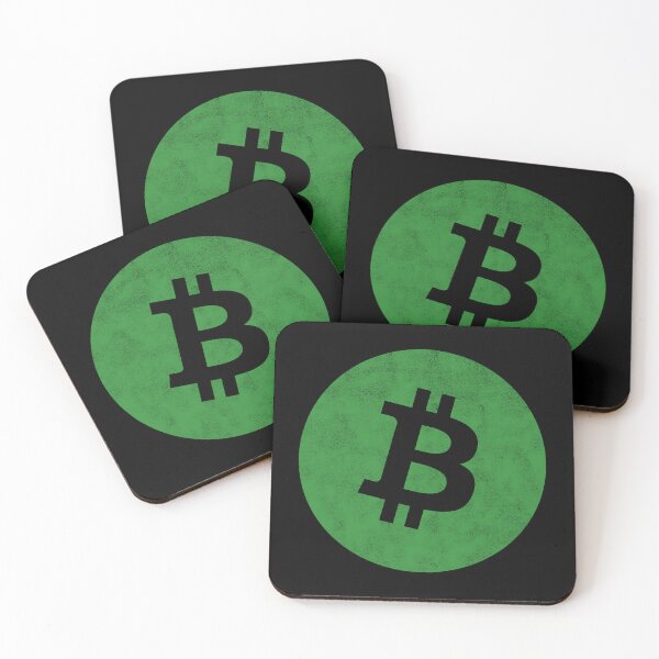 Item preview, Bitcoin Vintage Logo Green designed and sold by CyberRex.