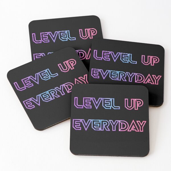 Item preview,  Level Up Everyday – Futuristic Motivation Tee designed and sold by MofazStyle.