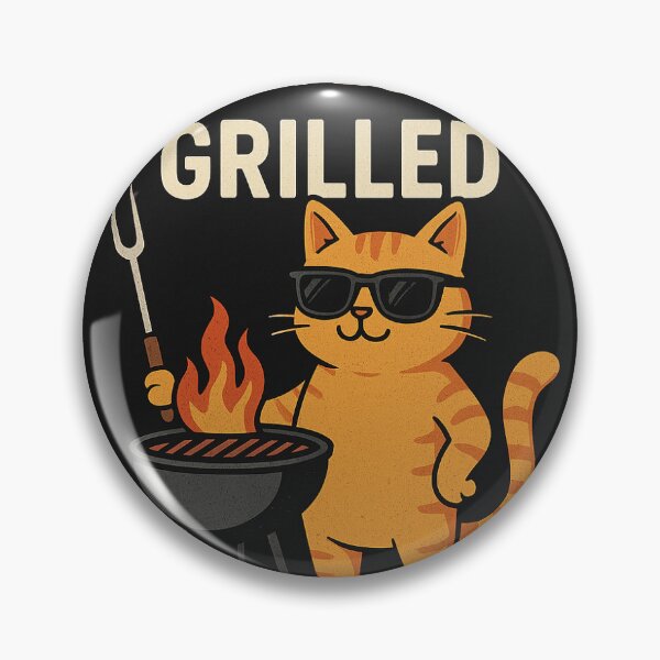 Item preview, Cool cat BBQ pun for grill lovers designed and sold by Workhardwearhrd.