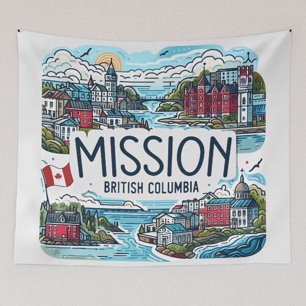 Item preview, Mission BC Canada  designed and sold by HowToCanadian.
