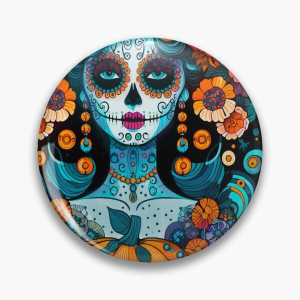 Item preview, Catrina Illustration - Vibrant Day of the Dead Art designed and sold by  Ojo de Lilith.