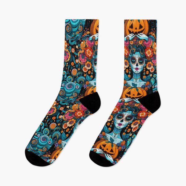 Item preview, Catrina Illustration - Vibrant Day of the Dead Art designed and sold by  Ojo de Lilith.