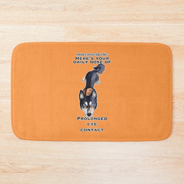 Item preview, Hanako the Mutt - Having a Service Dog is like.. Here’s your daily dose of PROLONGED EYE CONTACT designed and sold by Sparklepupfaeri.