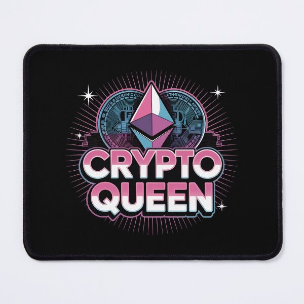 Item preview, Crypto queen, girl bitcoin crypto designed and sold by NoetherSym.