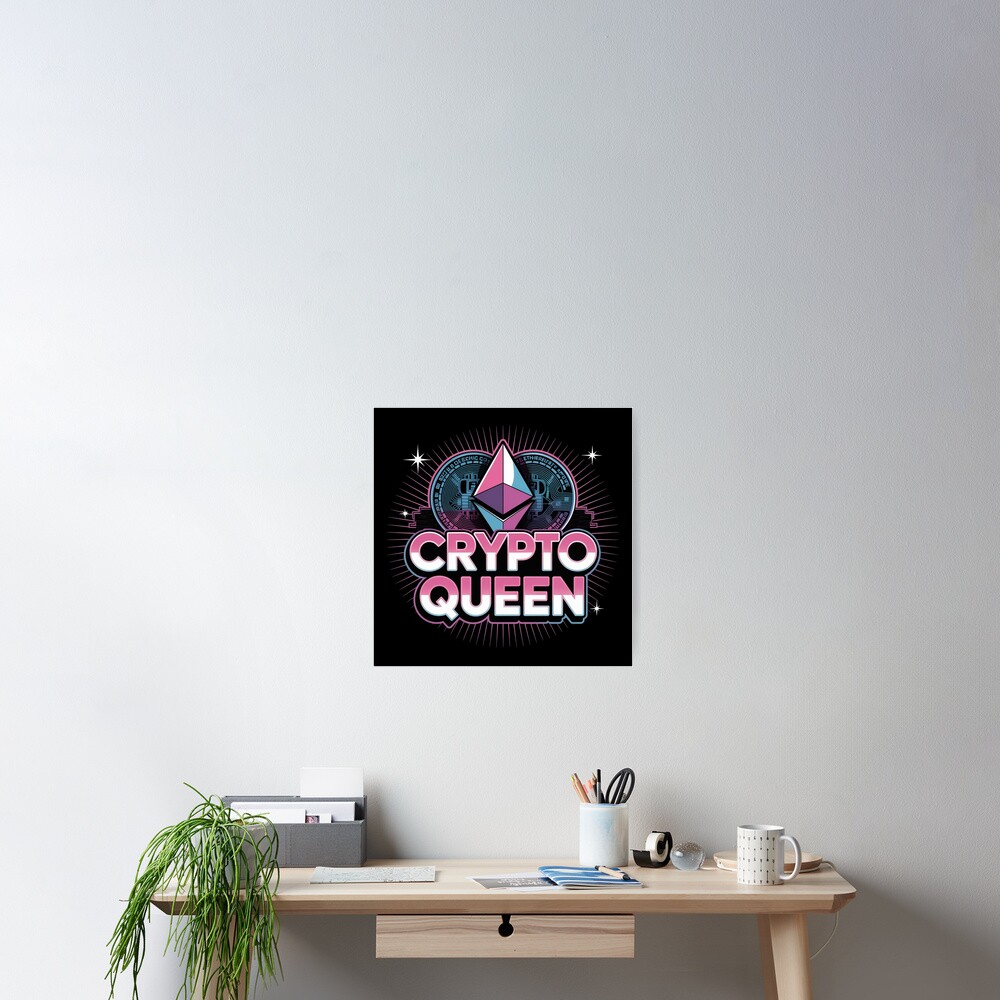 Crypto queen, girl bitcoin crypto 
