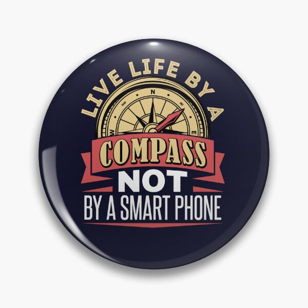 Item preview, Live Life By A Compass Not By A Smart Phone Orienteering  designed and sold by jaygo.
