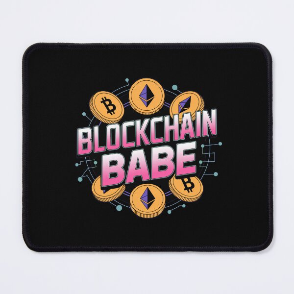 Item preview, Blockchain babe, girl bitcoin crypto designed and sold by NoetherSym.