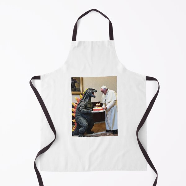Item preview, Godzilla pope francis birthday funny prank gift  designed and sold by CheeseBlueprint.