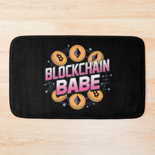 Item preview, Blockchain babe, girl bitcoin crypto designed and sold by NoetherSym.