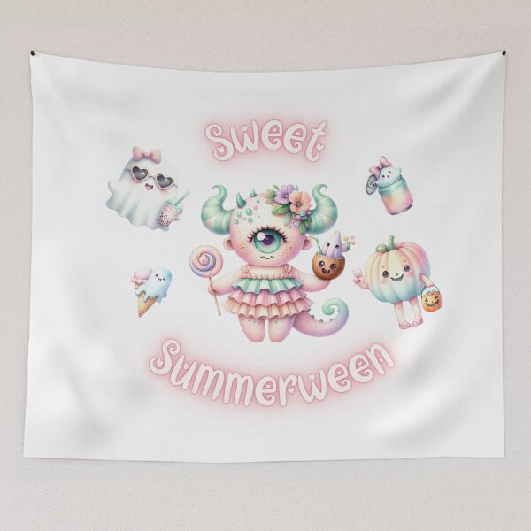 Item preview, Kawaii Creepy Cute Pastel Design – Sweet Summerween Aesthetic designed and sold by ChibiNekoSpace.