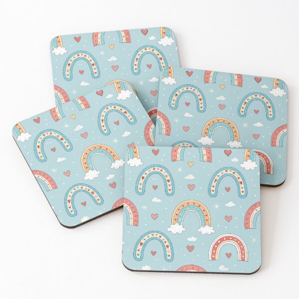 Item preview, Rainbow horseshoes with tiny heart charms . designed and sold by Lucky 777.