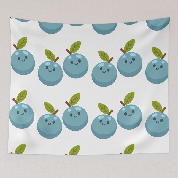 Item preview, Cute Blueberry Characters Illustration designed and sold by ArtfulWeave.