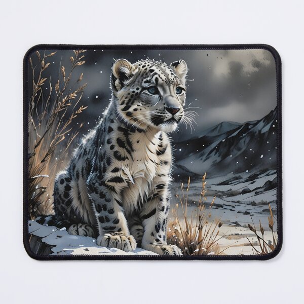 Item preview, Snow Leopard Cub designed and sold by Patricia Johnston.