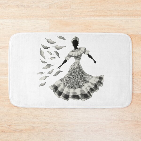 Item preview, Mexican dancer silhouette in folkloric dress designed and sold by olenapetol.