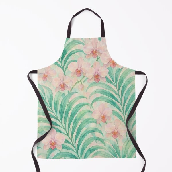 Item preview, aloha print with orchids and palm leaves designed and sold by Kristylynn757.