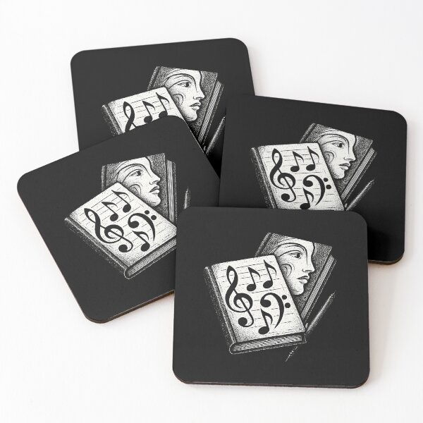 Item preview, Intertwined Music Journals With Abstract Face designed and sold by DonaldPrice0.