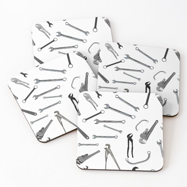Item preview, Spanners and Wrenches on white background designed and sold by TerenceLacey.