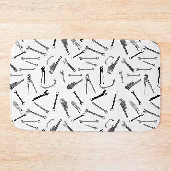 Item preview, Spanners and Wrenches on white background designed and sold by TerenceLacey.