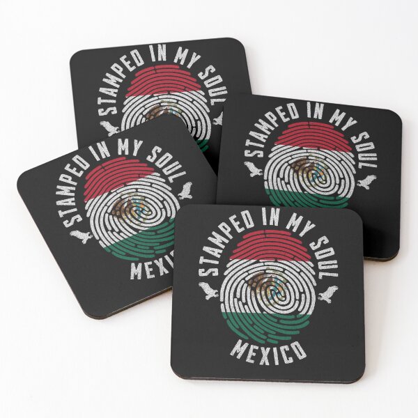 Item preview, Stamped in My Soul Mexico Flag Design Mexican Pride designed and sold by chrisrivait.
