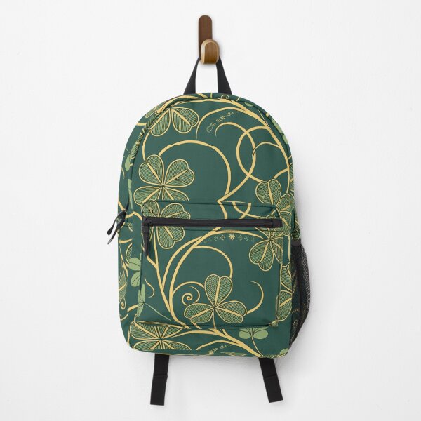 Item preview, Sparking clovers leaves with golden vines . designed and sold by Lucky 777.