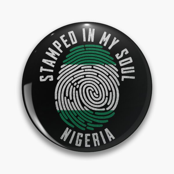 Artikelvorschau, Gestempelt in meiner Seele Nigeria Flagge Naija Design Nigerian Pride entworfen und verkauft von chrisrivait.