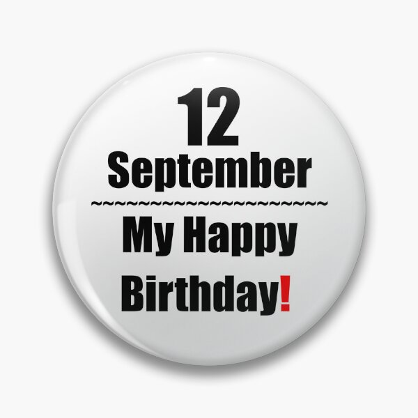 Item preview, Cumpleaños del 12 de septiembre designed and sold by ariksworld.