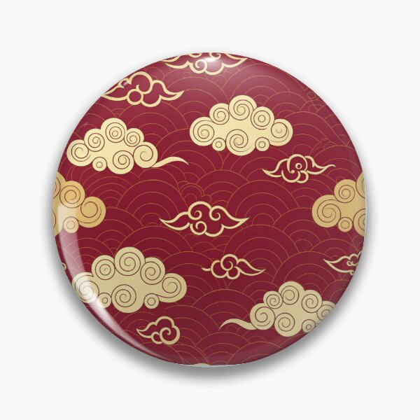 Item preview, Chinese auspicious clouds in pale gold . designed and sold by Lucky 777.