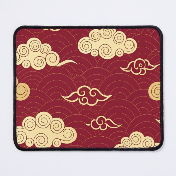 Item preview, Chinese auspicious clouds in pale gold . designed and sold by Lucky 777.
