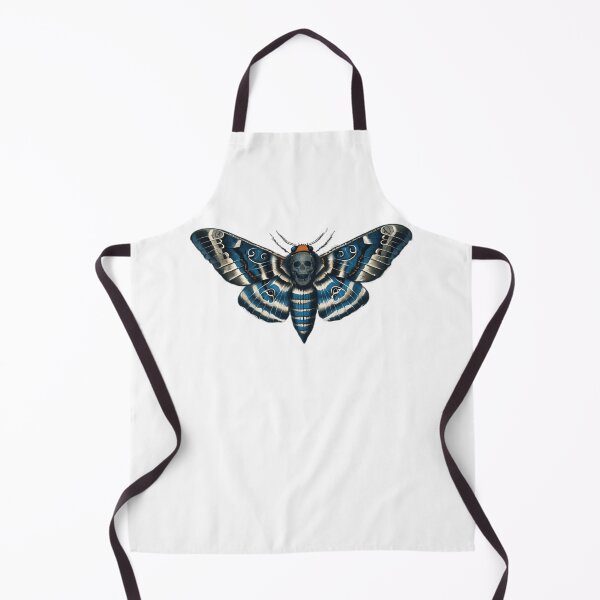 Item preview, DEATH'S HEAD MOTH - BLUE THEME designed and sold by Pickle Wicked Designs.
