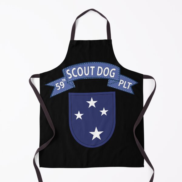 Item preview, Army - 59th Infantry Scout Dog Platoon - Blue Tab w 23rd Infantry Div SSI X 300 designed and sold by Military Insignia Products.