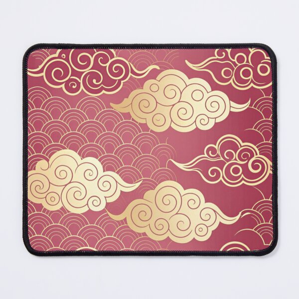 Item preview, Chinese auspicious clouds in pale gold . designed and sold by Lucky 777.