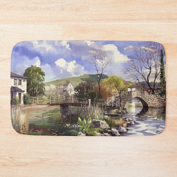 Item preview, Bow Bridge Watermans Arms(Watercolour + AI) designed and sold by artsmeow.