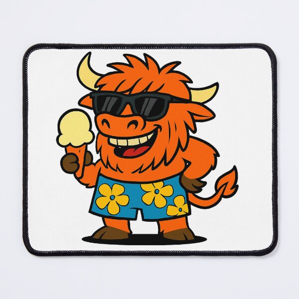 Item preview, Cool Highland cow chillin' designed and sold by Metaverse8.