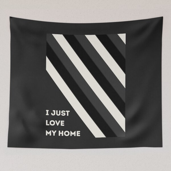 Item preview, Love Home / Harmony of White-Black-Green  designed and sold by HBBS DESIGNS.