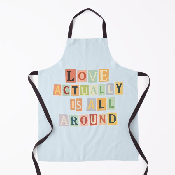Item preview, Love Actually Is All Around – Colourful Collage Lettering Design designed and sold by lucyjohnsn.