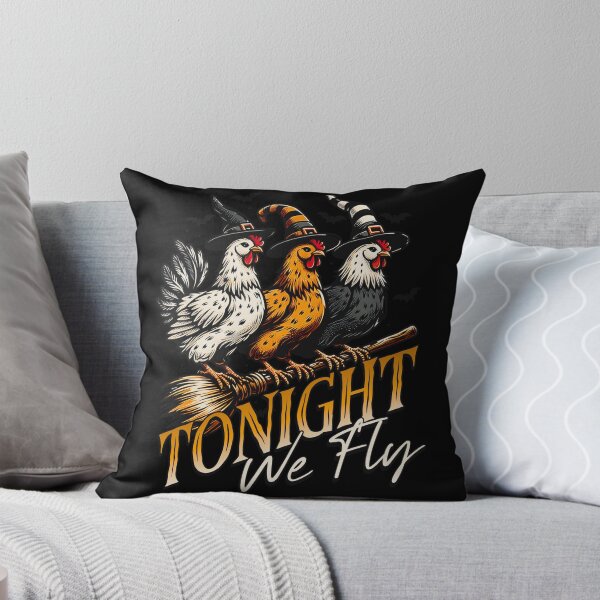Item preview, Tonight We Fly Funny Chicken Spooky Season Farm Halloween designed and sold by MegiWu.