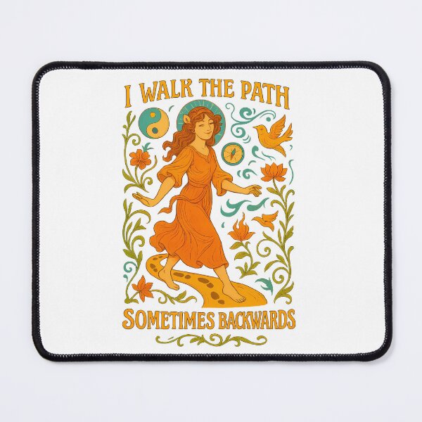 Item preview, Walk The Path Sometimes Backwards T-Shirt | Spiritual Journey Humor Tee designed and sold by MySpiritTravels.